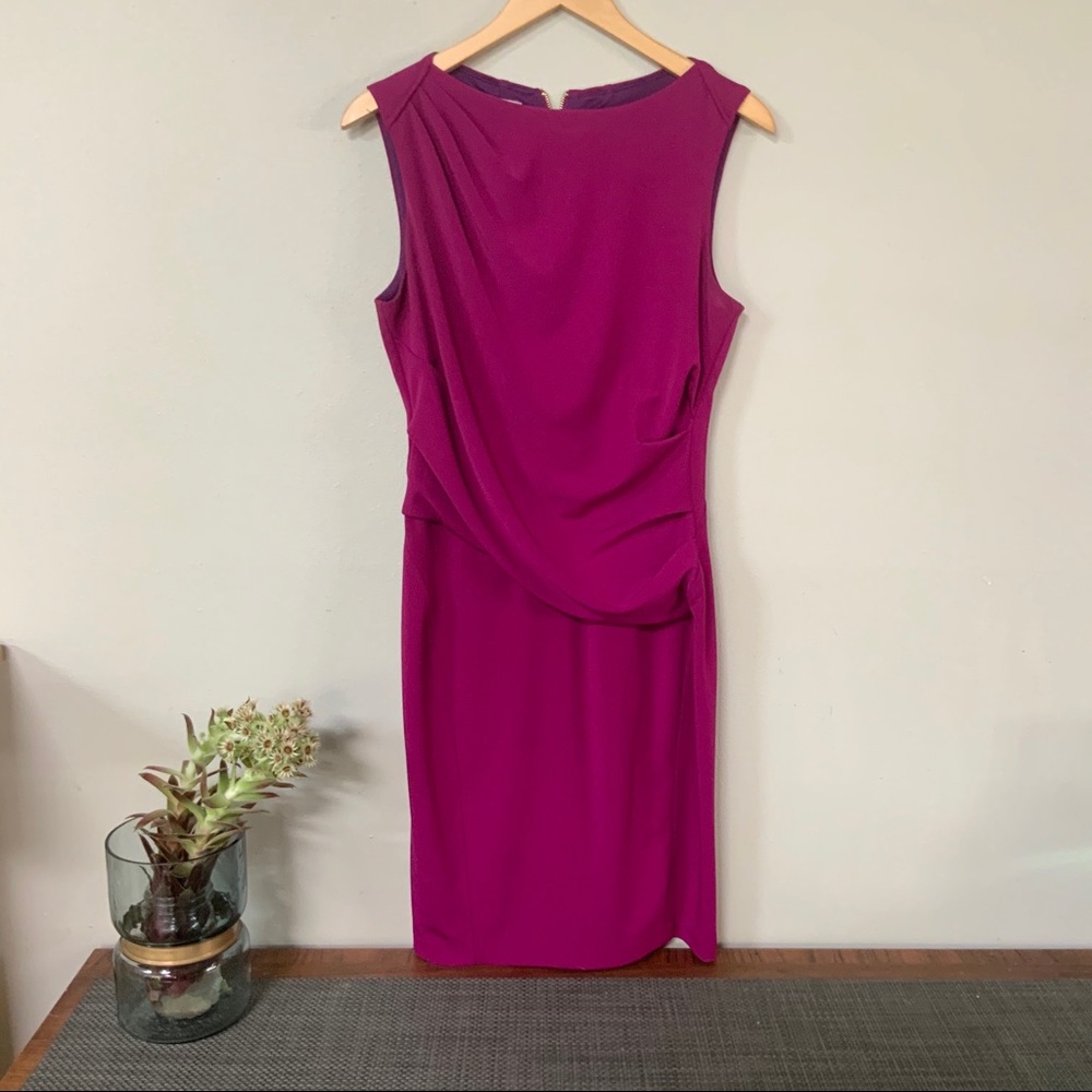 Host pick 🎉NWOT! Maggy London magenta dress
